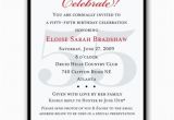 55th Birthday Invitations Classic 55th Birthday Celebrate Party Invitations Paperstyle