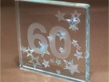 60 Birthday Gifts for Her 60th Birthday Gift Ideas Spaceform Glass token Sixty Gifts