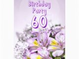 60 Year Old Birthday Decorations Birthday Party Invitation 60 Years Old Zazzle