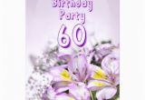 60 Year Old Birthday Invitations Birthday Party Invitation 60 Years Old Zazzle