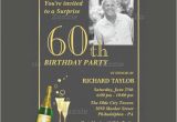 60th Birthday Invitations Templates Surprise 60th Birthday Party Invitation Template