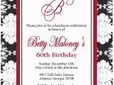 60th Birthday Party Invitations for Her Adult Birthday Invitation 60th Birthday Invitations