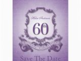 60th Birthday Save the Date Cards Save the Date 60th Birthday Personalized Postcard Zazzle