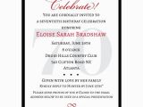 70 Birthday Invitation Wording Classic 70th Birthday Celebrate Party Invitations Paperstyle
