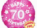 70th Birthday Flowers Delivered Pink Happy 70th Birthday Balloon Easy Florist Supplies