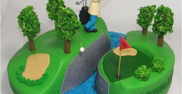 70th Birthday Gifts for Him Golf Golfing 70th Birthday Cake by Custom Cake Designs Cakes