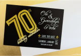 70th Birthday Save the Date Cards Designing Birthday Party Invites Modish Main