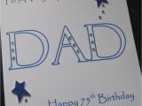 75th Birthday Cards for Dad Personalised Handmade Dad Birthday Card 40th 50th 60th