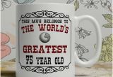 75th Birthday Gifts Male 75th Birthday Gift Mug Happy 75 Present Idea Men Women