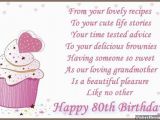 80th Birthday Card Message 80th Birthday Wishes Wishesmessages Com