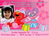 Abby and Elmo Birthday Invitations Free Printable Elmo and Abby Birthday Invitations Template