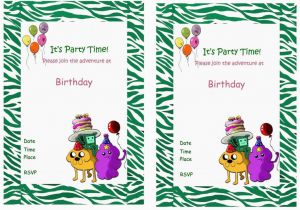 Adventure Time Birthday Invitations Adventure Time Birthday Invitations Birthday Printable