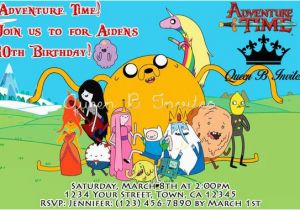 Adventure Time Birthday Invitations Adventure Time Birthday Party Invitation Digital File Free