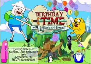 Adventure Time Birthday Invitations Adventure Time Birthday Party Invitations