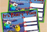 Adventure Time Birthday Invitations Free Printable Adventure Time Birthday Invitation