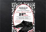 Air Jordan Birthday Invitations Printable Jordan Jumpman Inspired Birthday Invitation