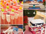Airplane themed Birthday Party Decorations Kara 39 S Party Ideas Airplane Party Ideas Planning Idea Cake