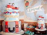 Airplane themed Birthday Party Decorations Kara 39 S Party Ideas Vintage Airplane 2nd Birthday Party