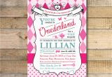 Alice In Wonderland Birthday Invites Alice In Wonderland Invitation 1st Birthday Party