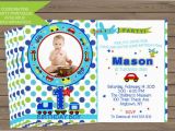 All Aboard Birthday Invitation All Aboard First Birthday Party Invitation by