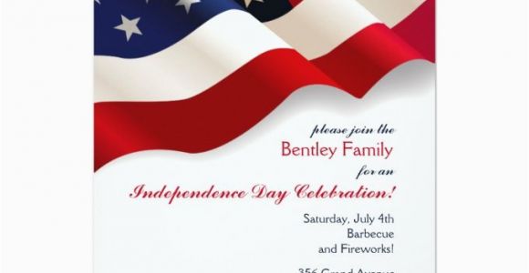 American Flag Birthday Invitations 810 Best Patriotic Invitations Images On Pinterest