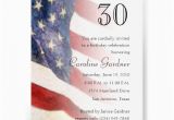 American Flag Birthday Invitations Any Number Birthday Invitation American Flag Zazzle