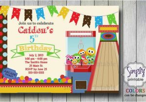 Arcade Birthday Party Invitations Birthday Party Invitation Arcade