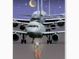 Aviation Birthday Cards Santa 39 S Airplane Greeting Cards Airplane Holiday Cards