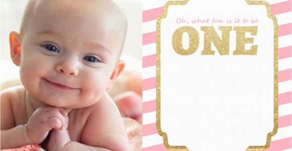 Baby First Birthday Invitation Templates Free Free Printable 1st Birthday Invitations Template Free