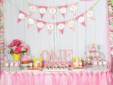 Baby Girl First Birthday Party Decoration Ideas A Cupcake themed 1st Birthday Party with Paisley and Polka