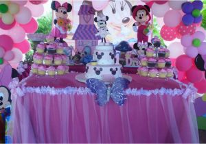 Baby Minnie Mouse 1st Birthday Decorations Baby Minnie Mouse 1st Birthday Birthday Party Ideas