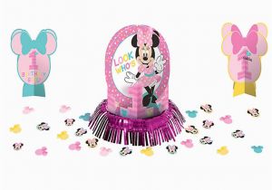 Baby Minnie Mouse 1st Birthday Decorations Baby Minnie Mouse 1st Birthday Party Table Decoration Kit