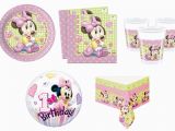 Baby Minnie Mouse 1st Birthday Decorations Baby Minnie Mouse Birthday Party Supplies Decorations Girl