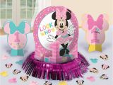 Baby Minnie Mouse 1st Birthday Decorations Disney Baby Minnie Mouse 1st Birthday Party Centerpiece