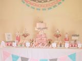 Babys First Birthday Decorations Pink Decoration Idea for Christening Baby Girl Party
