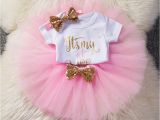 Babys First Birthday Dresses Baby Girls 1st First Birthday Dress Romper Tutu Skirt