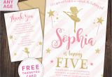 Ballerina Birthday Invites Ballerina Invitation Ballerina Party First Birthday