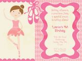 Ballerina Invitations for Birthday Brave Peppa Pig Ballerina Party Invitations According