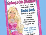 Barbie Birthday Invitation Card Free Printable Free Print Barbie Invitations Birthday Invitations