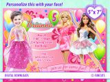 Barbie Birthday Invites Barbie Birthday Invitations Ideas Bagvania Free
