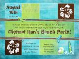 Beach themed First Birthday Invitations Beach themed Birthday Invitations Lijicinu A00982f9eba6