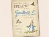 Beatrix Potter Birthday Invitations Beatrix Potter Inspired Peter Rabbit Party Invitation