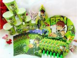 Ben 10 Birthday Decorations 2018 Ben 10 Birthday Party Decoration Package Set for 12