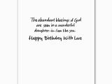 Bible Verse for Daughter Birthday Card with Love Daughter In Law On Your Birthday Daughter In
