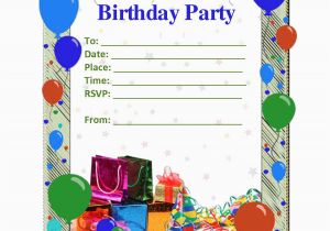Birthday Bash Invitations Templates Free Birthday Party Invitation Templates Party