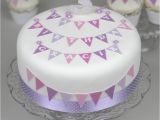 Birthday Cake Kits for Cake Decorating Personalised Bunting Birthday Cake Decorating Kit by
