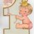 Birthday Card for One Year Old Baby Girl 1950s Happy Birthday One Year Old Birthdays Happy and