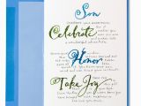 Birthday Card for son Free Printable Loose Calligraphy for son Family Birthday Cards Papyrus
