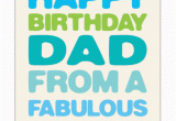 Birthday Card From Daughter to Father Happy Birthday Dad Cards Birthday Cookies Cake