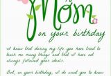 Birthday Card Poems Mom Happy Birthday Mom Birthday Wishes for Mom Funny Cards